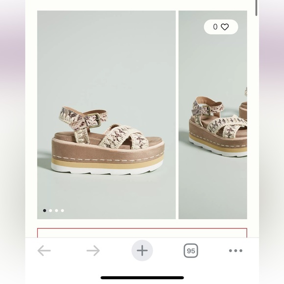 NWT Mou Crochet Wedge Shoes - Picture 9 of 9